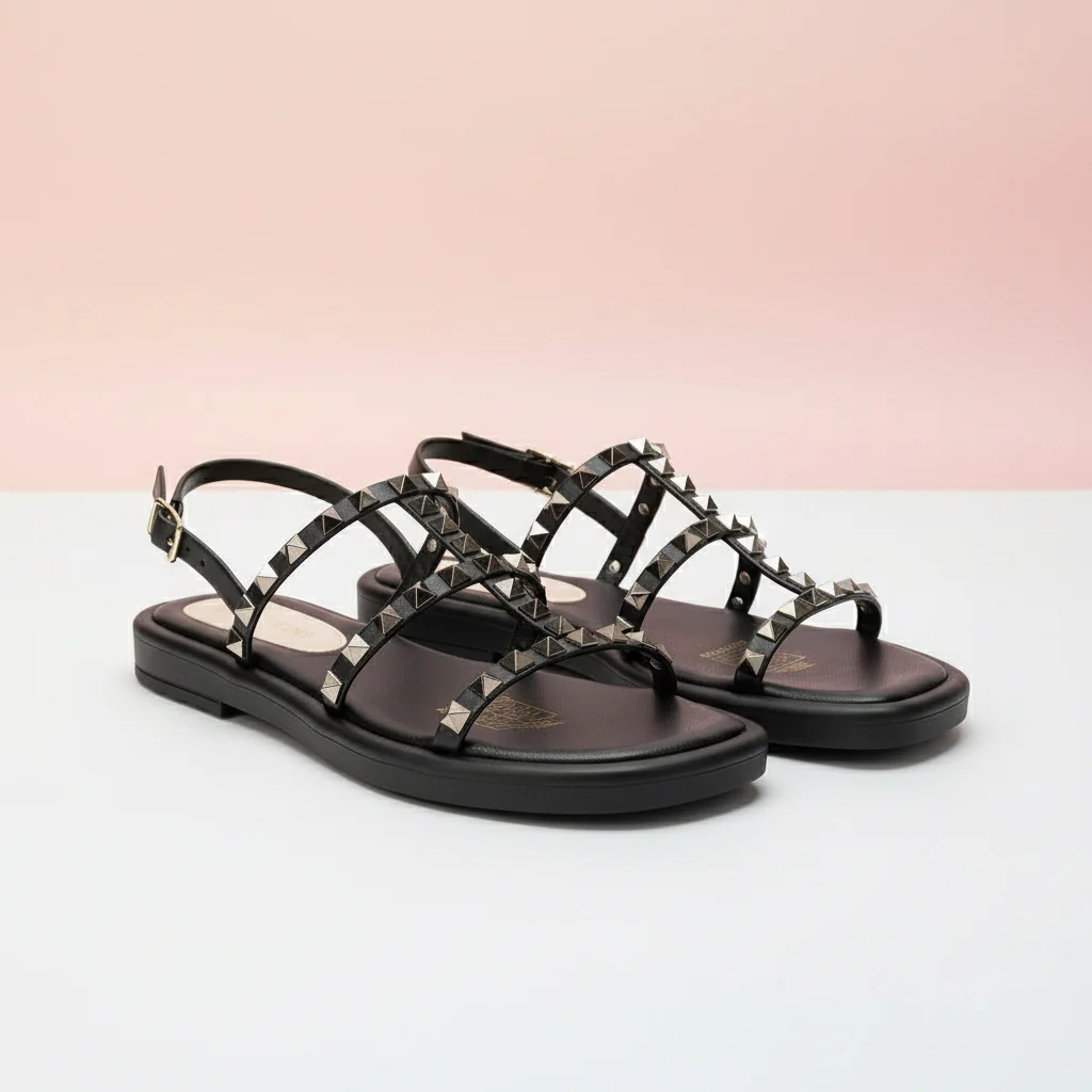 Buckle-strap Casual Outside Gladiator Sandals - Image 2