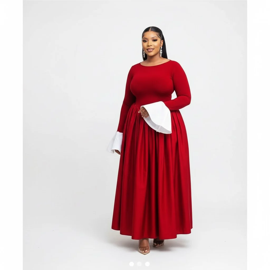 Butterfly Hand Long Maxi Dress - Image 2