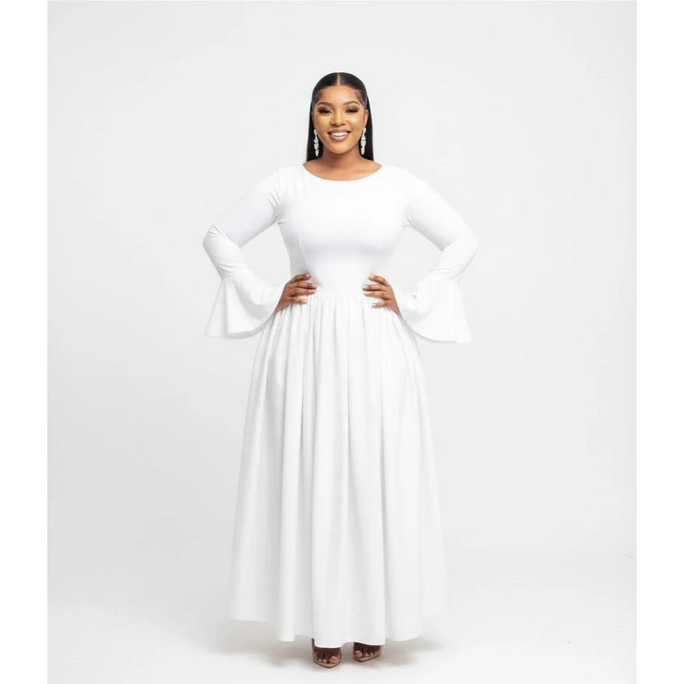 Butterfly Hand Long Maxi Dress - Image 3