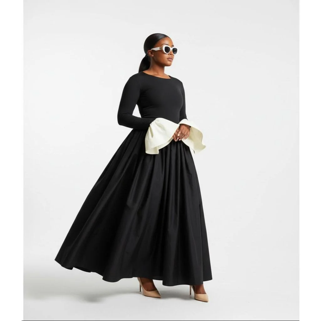 Butterfly Hand Long Maxi Dress - Image 5