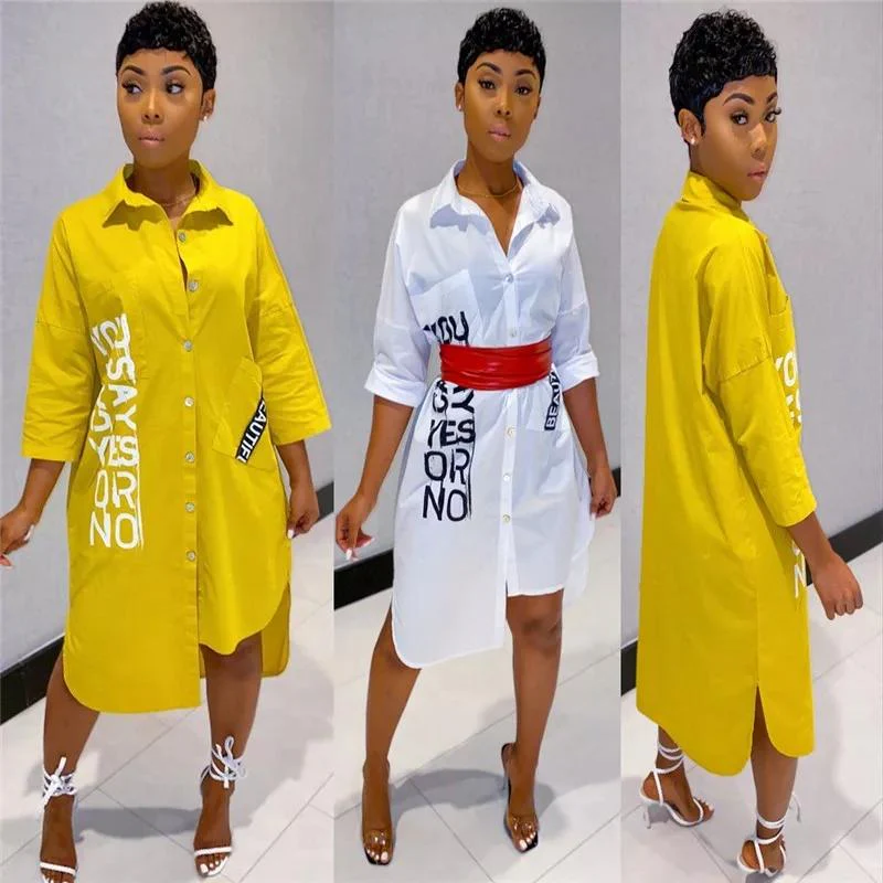 Button Up Shirt Dress - Image 2