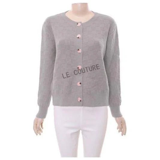 Buttoned Knitted Long Sleeve Top - Image 6