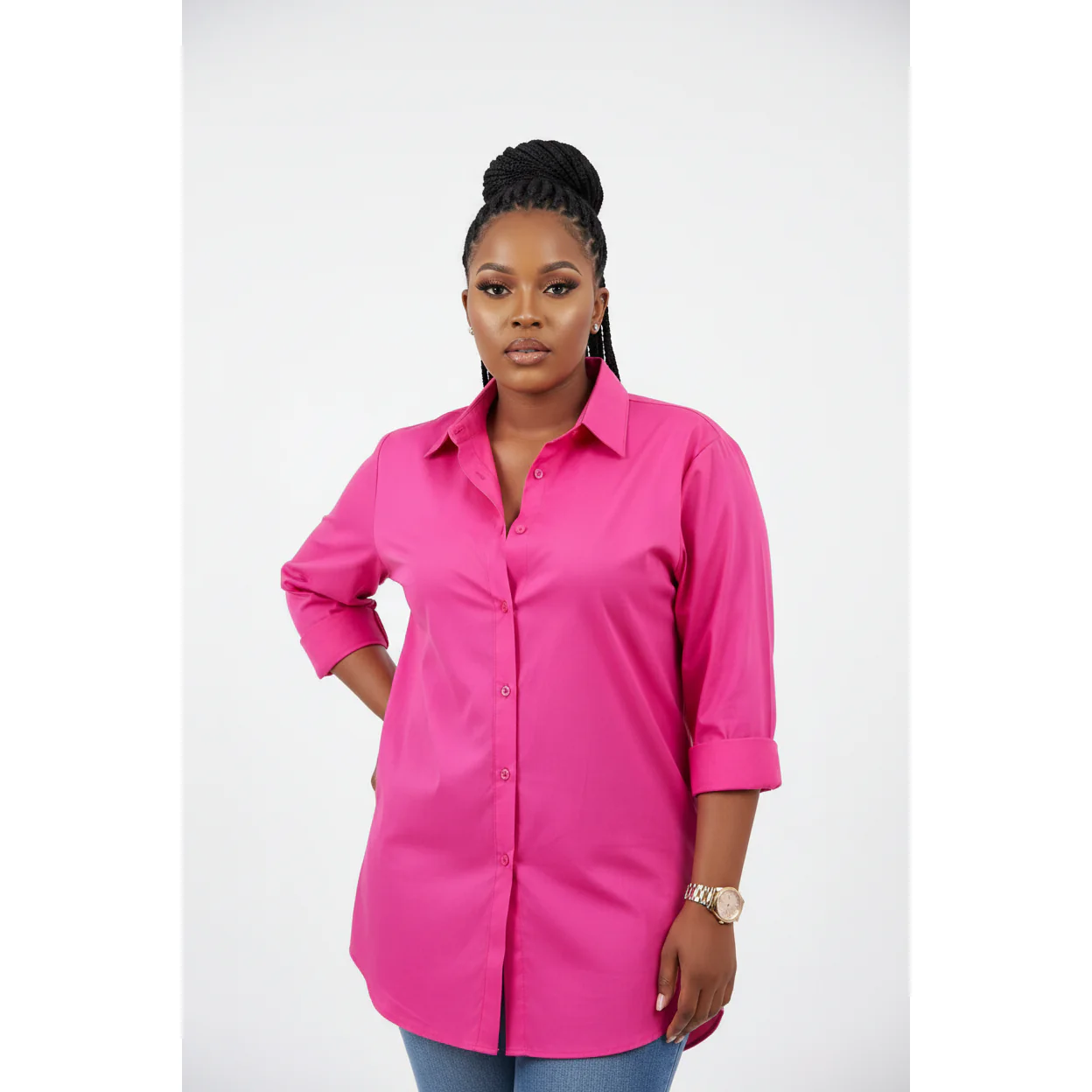 Buttoned Long Sleeve Shirt - Image 2