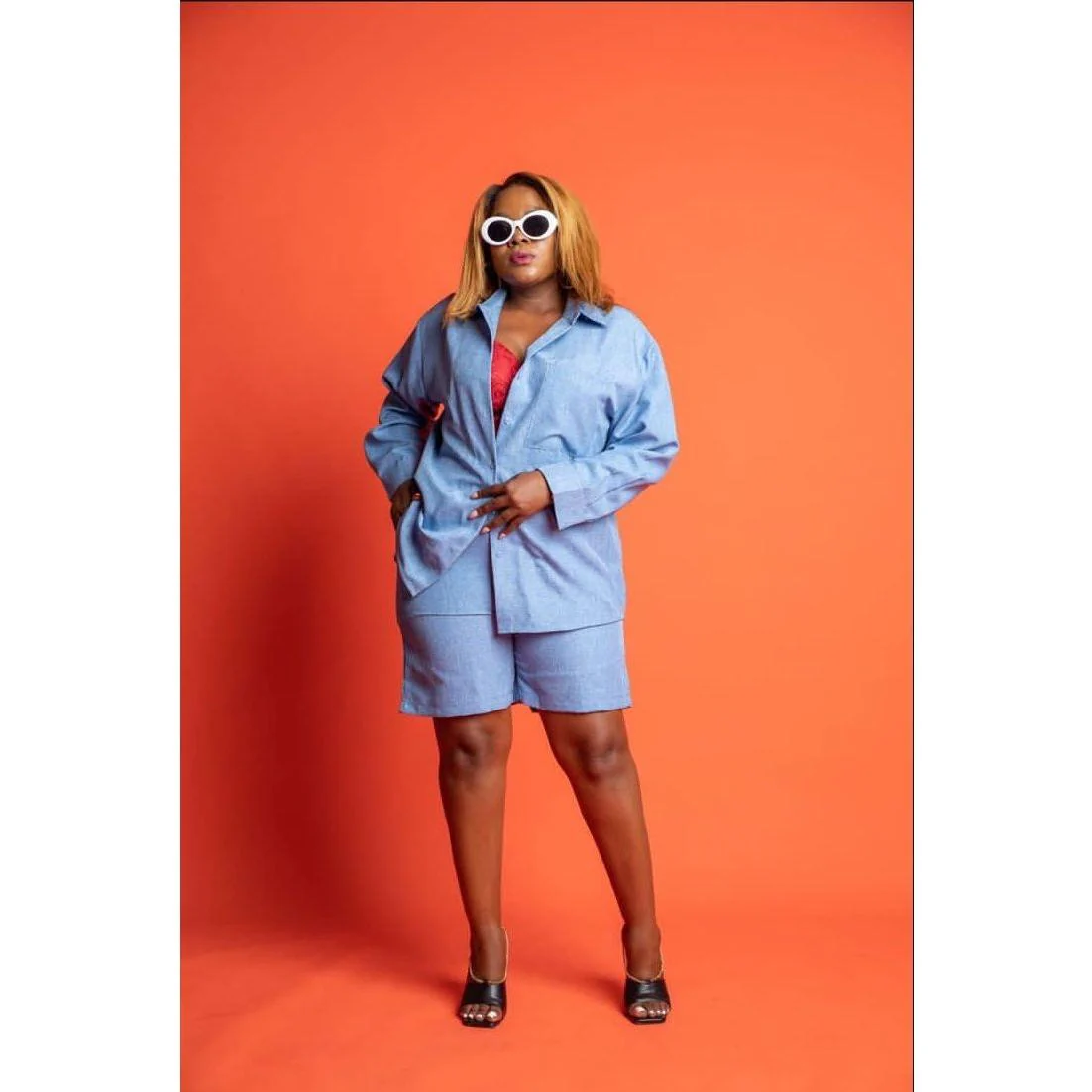 Buttoned Solid Color Set - Image 10