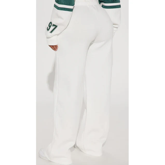California Athletic Wide Leg Pant & Crop Top Set - Image 3
