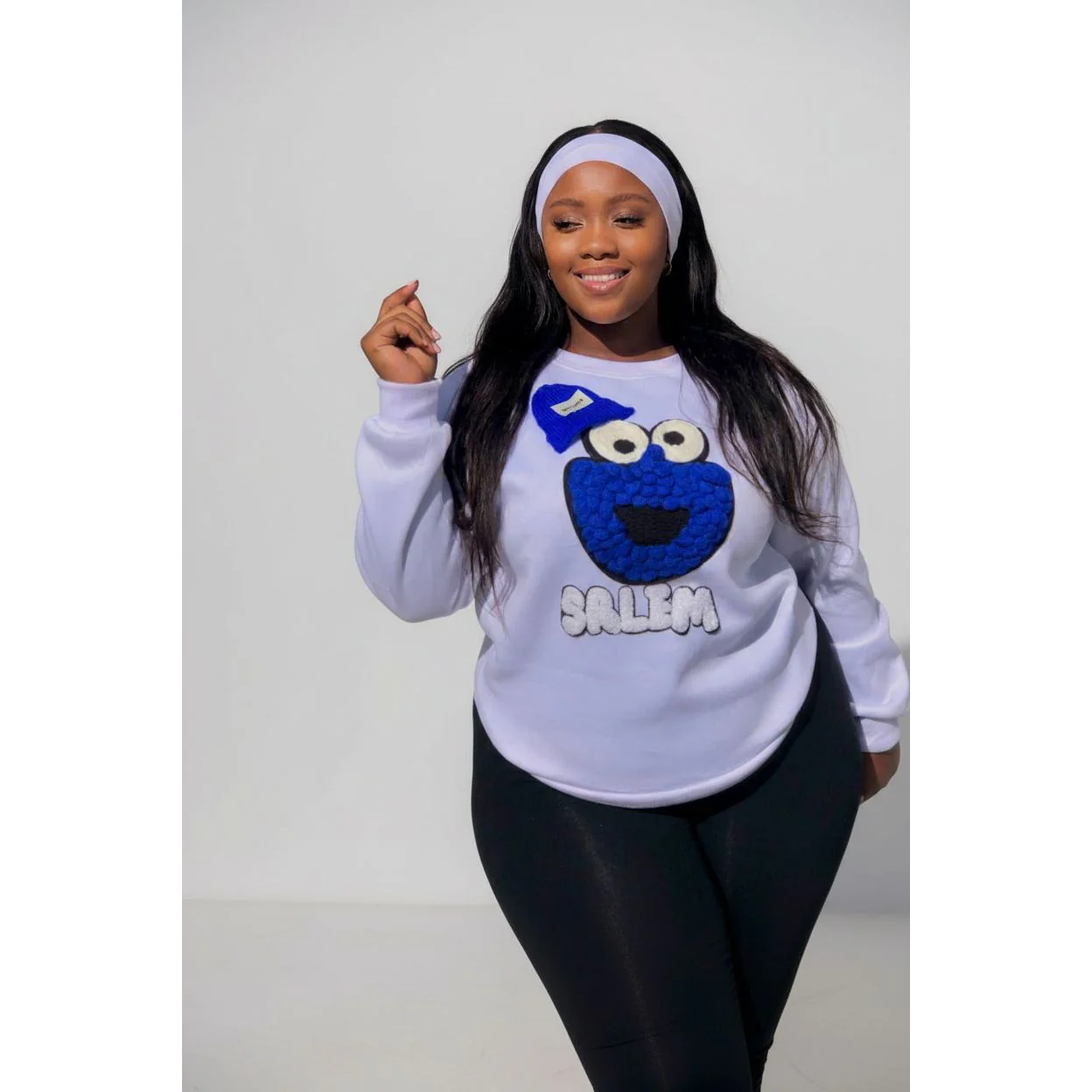 Cartoon Print Long Sleeve Top - Image 8