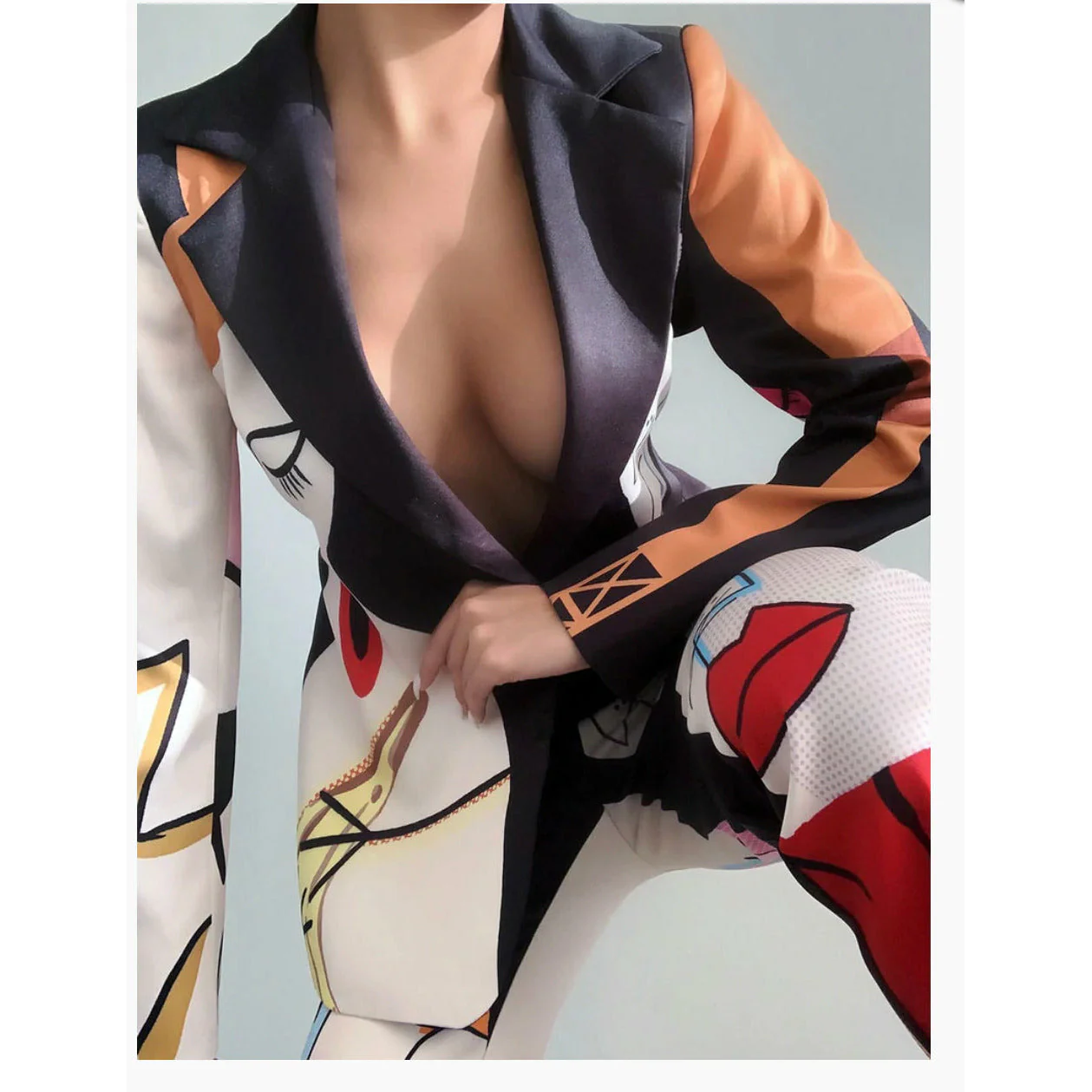 Cartoon Print Twin Set - Image 6