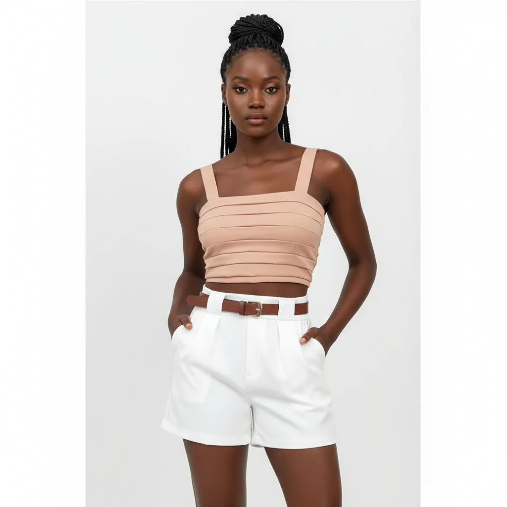 Casual Cargo Shorts High Waist Pants. - Image 4
