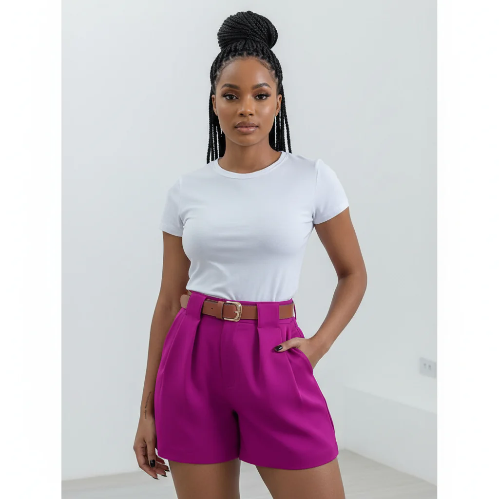 Casual Cargo Shorts High Waist Pants. - Image 5