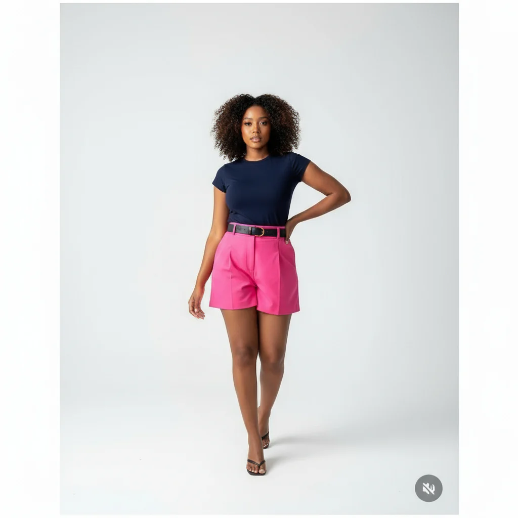 Casual Cargo Shorts High Waist Pants. - Image 5