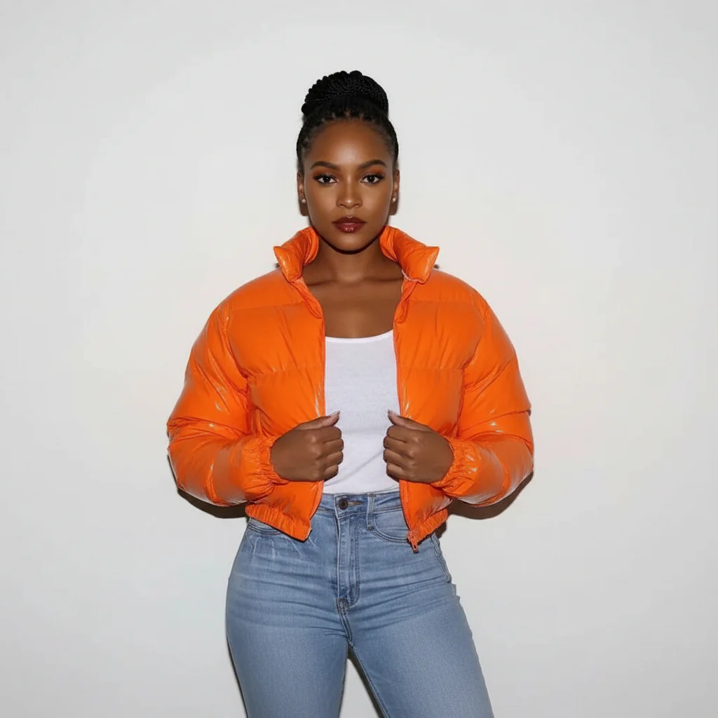 Zippers Warm Bubble Coat - Image 5