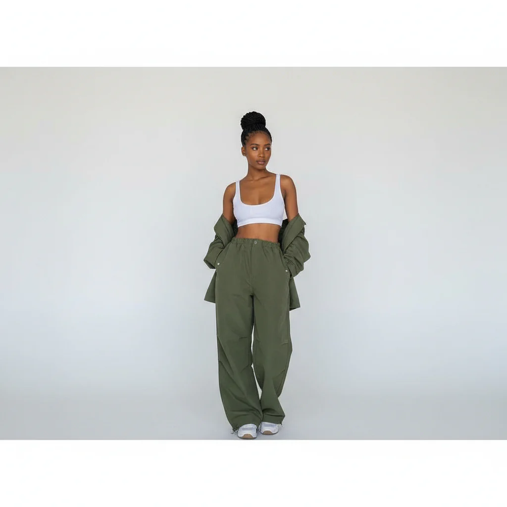 Casual Oversized Cargo Pants - Image 2