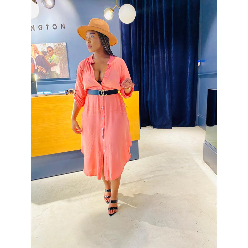 Casual Single Breasted Full Sleeve Dress - Image 4