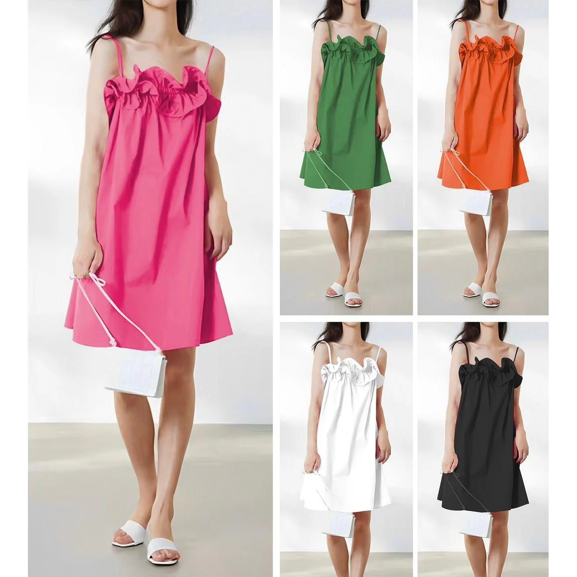 Casual Sleeveless Midi Dress - Image 5