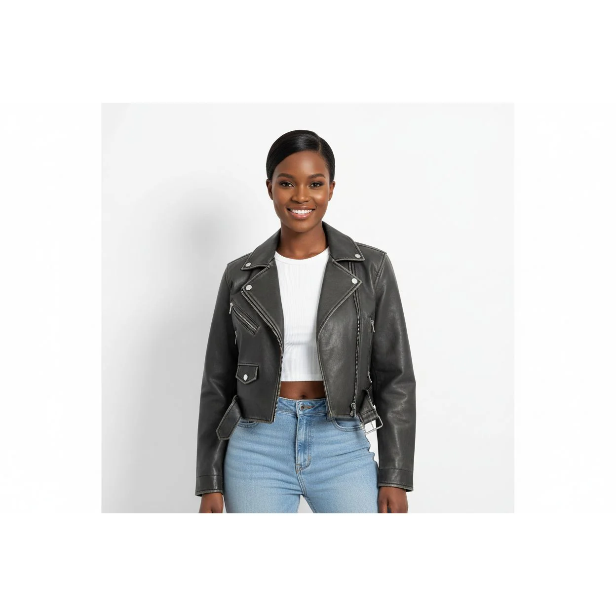 Casual Turn-Down Collar Daily Wear Jacket - Image 4