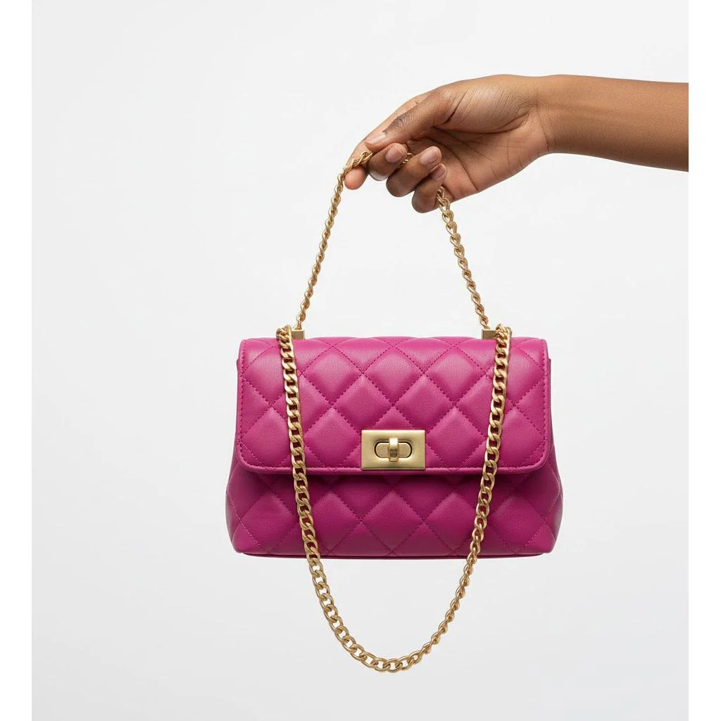 Chain Crossbody Shoulder Square Bag. - Image 2