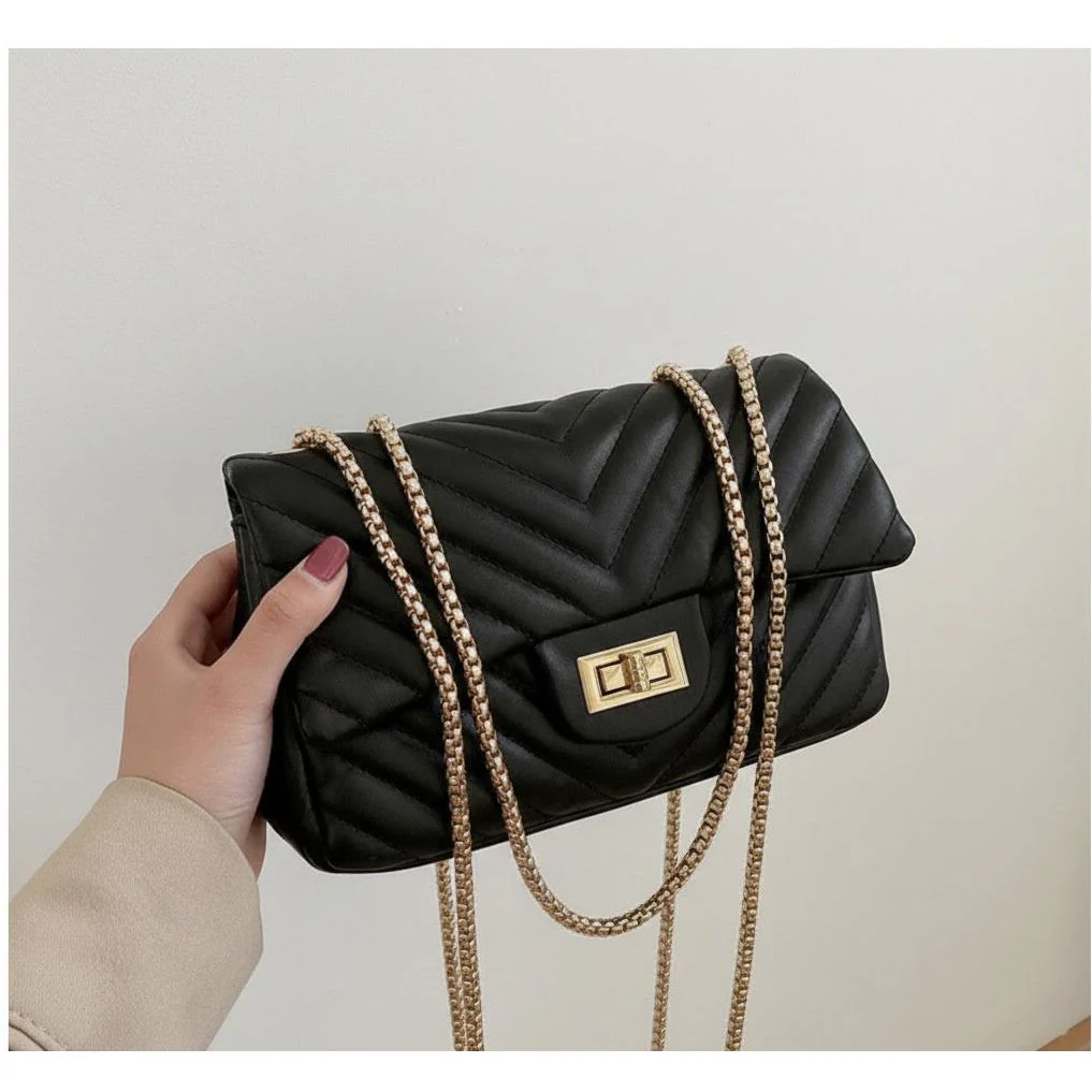 Chain Crossbody Shoulder Square Bag. - Image 4