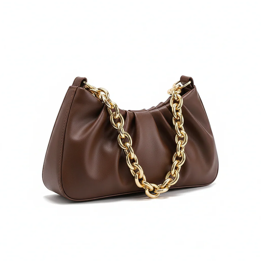 Chain Folds Designer Shoulder Bags - Image 3