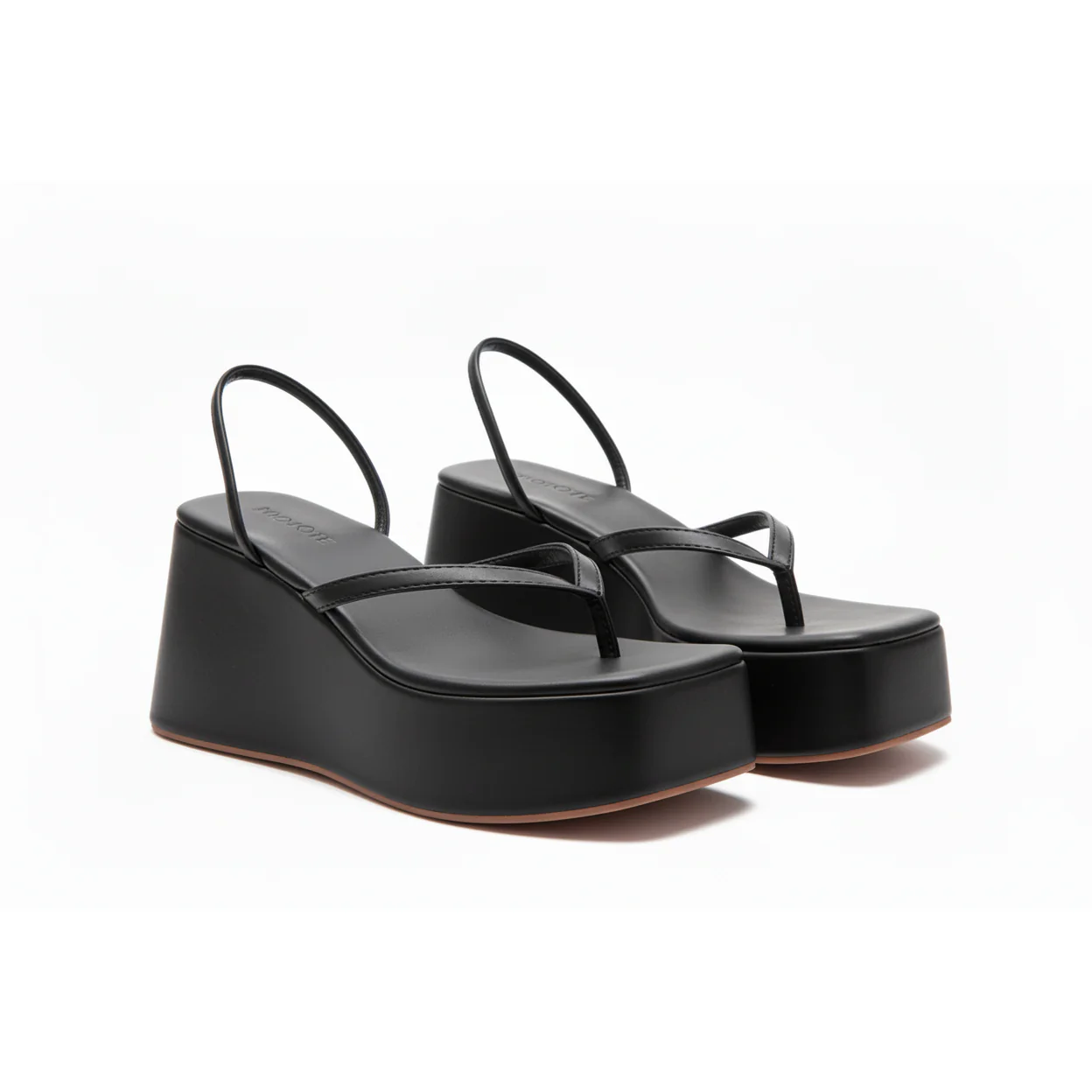 Chain Straps Wedge Sandals - Image 2
