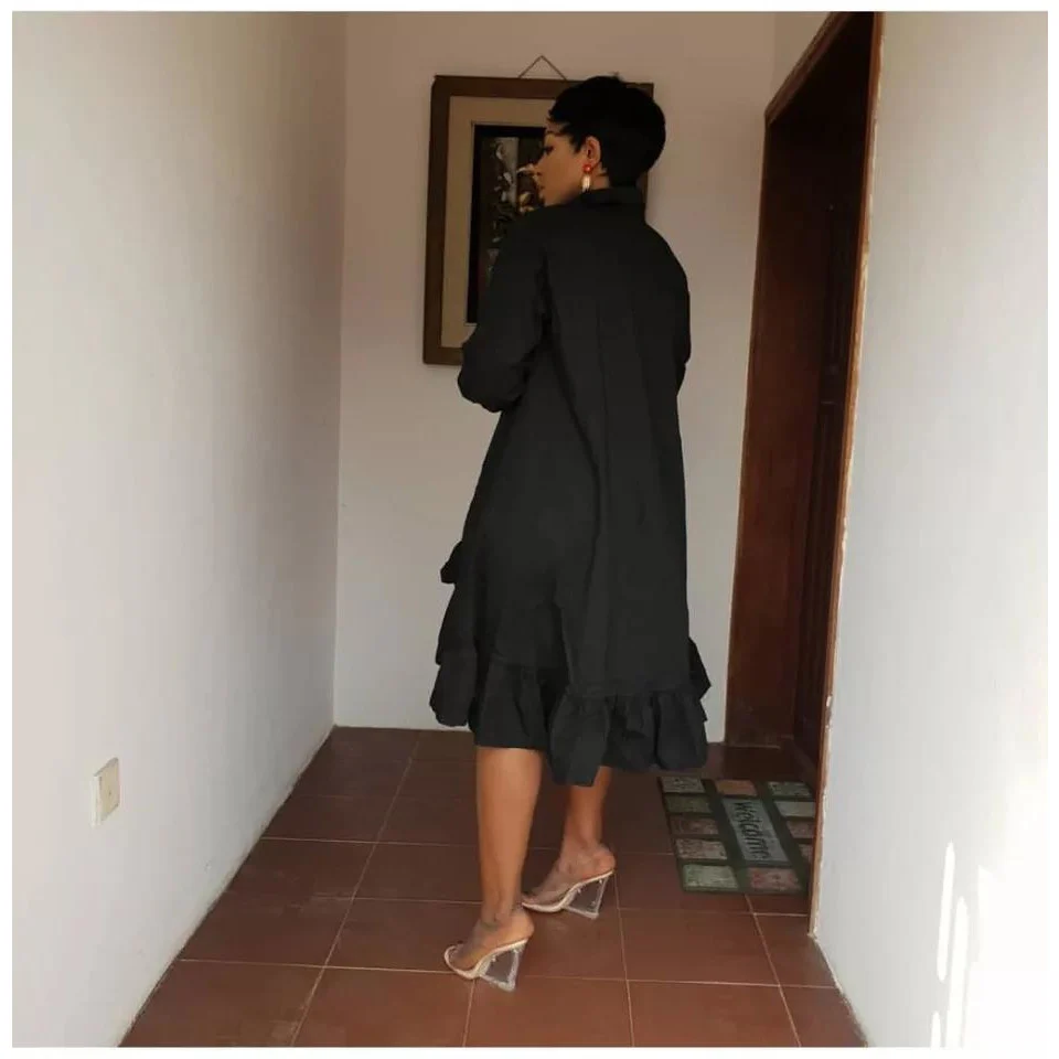 Character Print Shirt Dress - Image 4