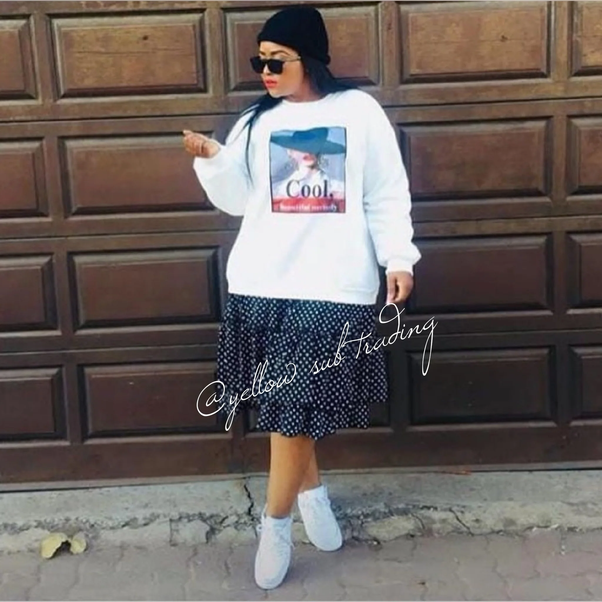 Character Print Sweater Dress - Image 7