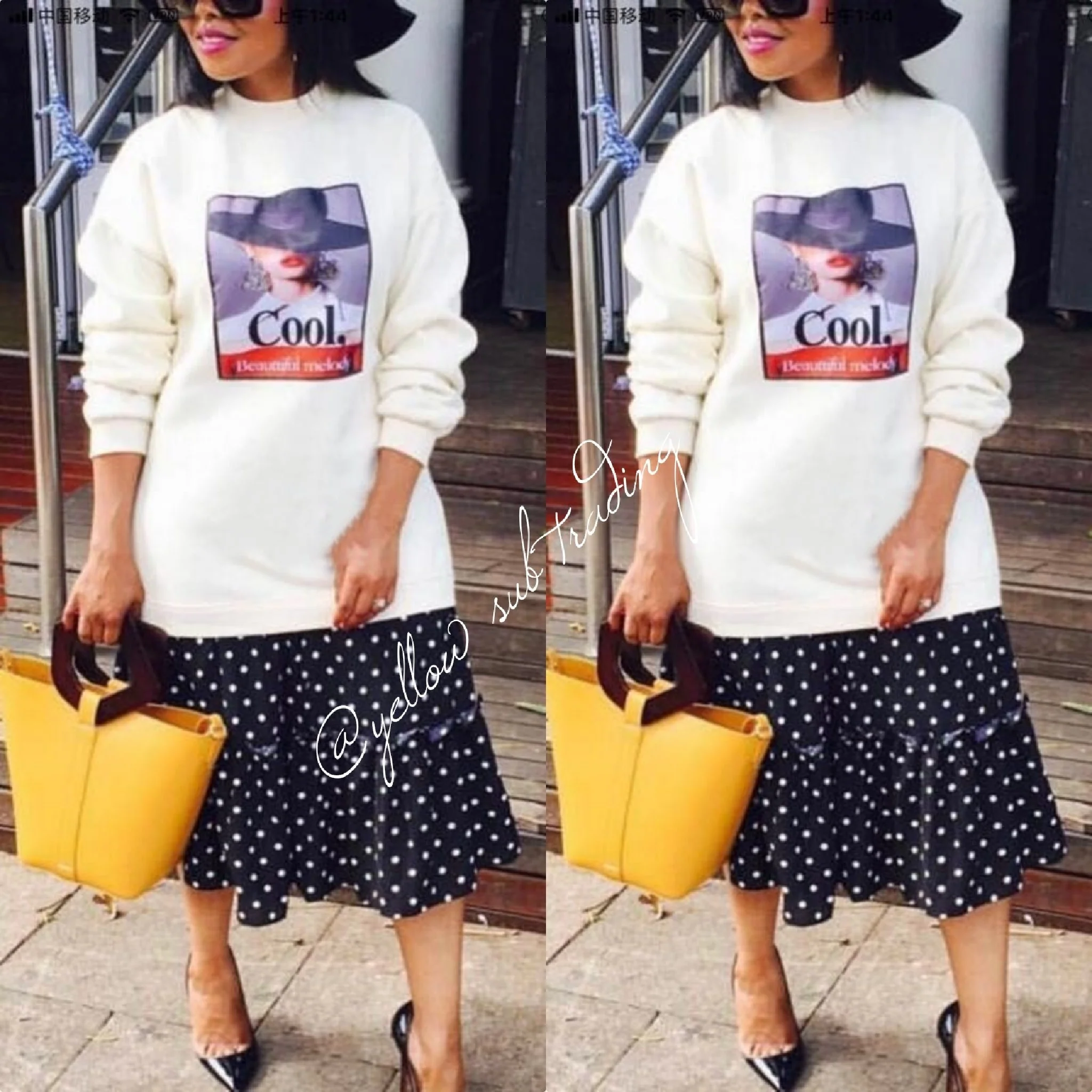 Character Print Sweater Dress - Image 9