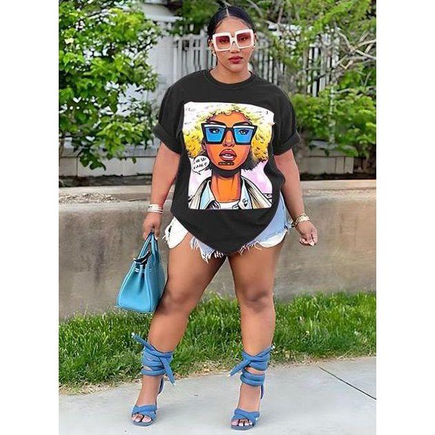 Character Printed Short Sleeve T-Shirt. - Image 3