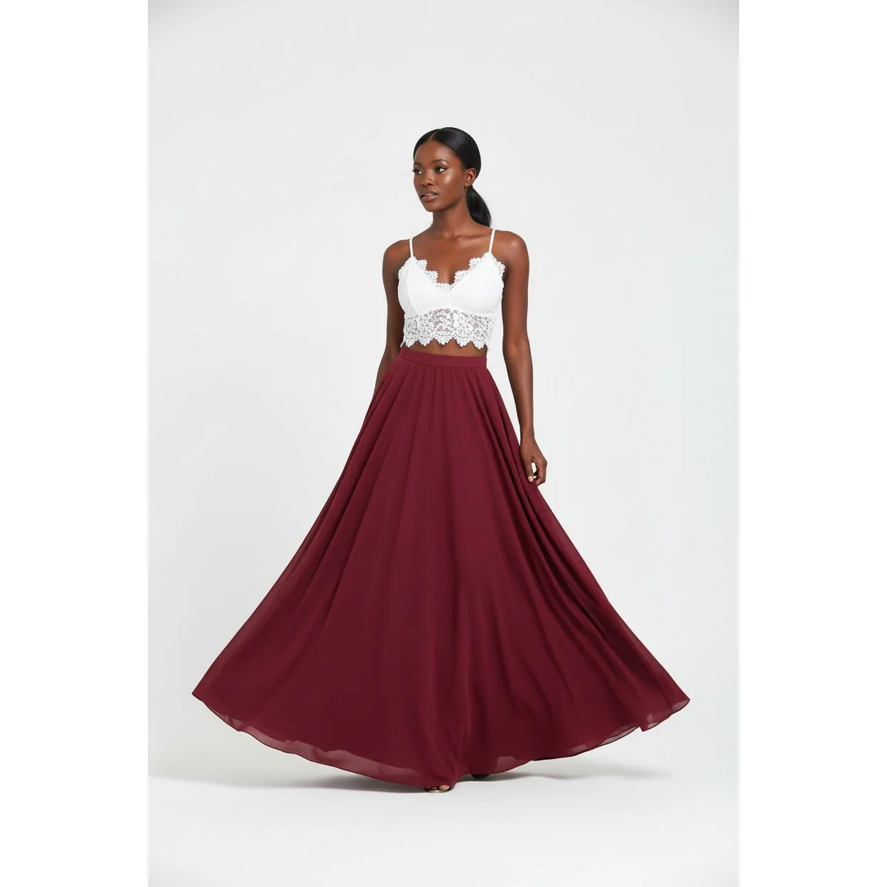 Chiffon Long Maxi Skirts - Image 3