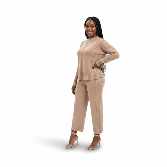 Chiquease Simple Casual 2 Piece Winter Set - Image 2