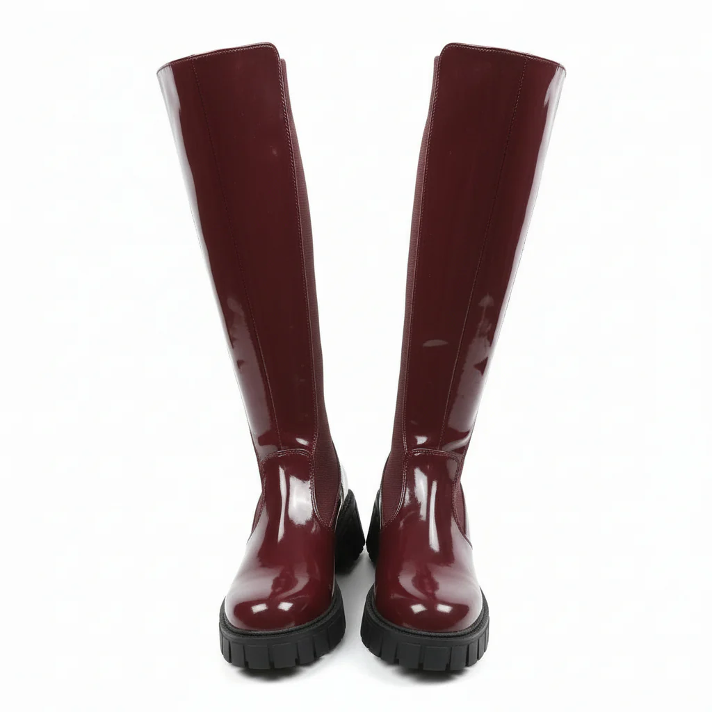 Chunk Heel Platform Boots - Image 2