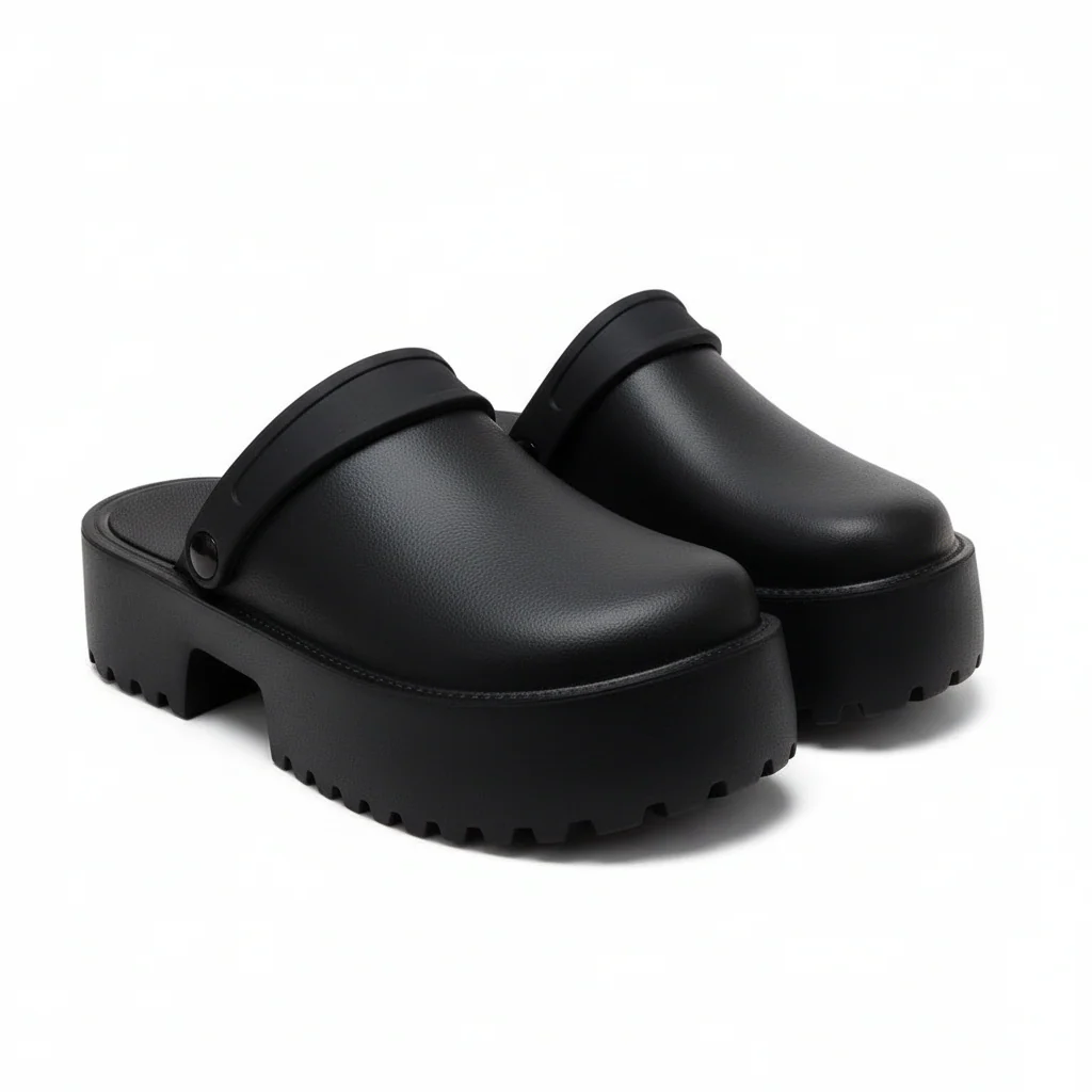 Chunky Non-slip Lightweight Slip-on Pumps - Image 2