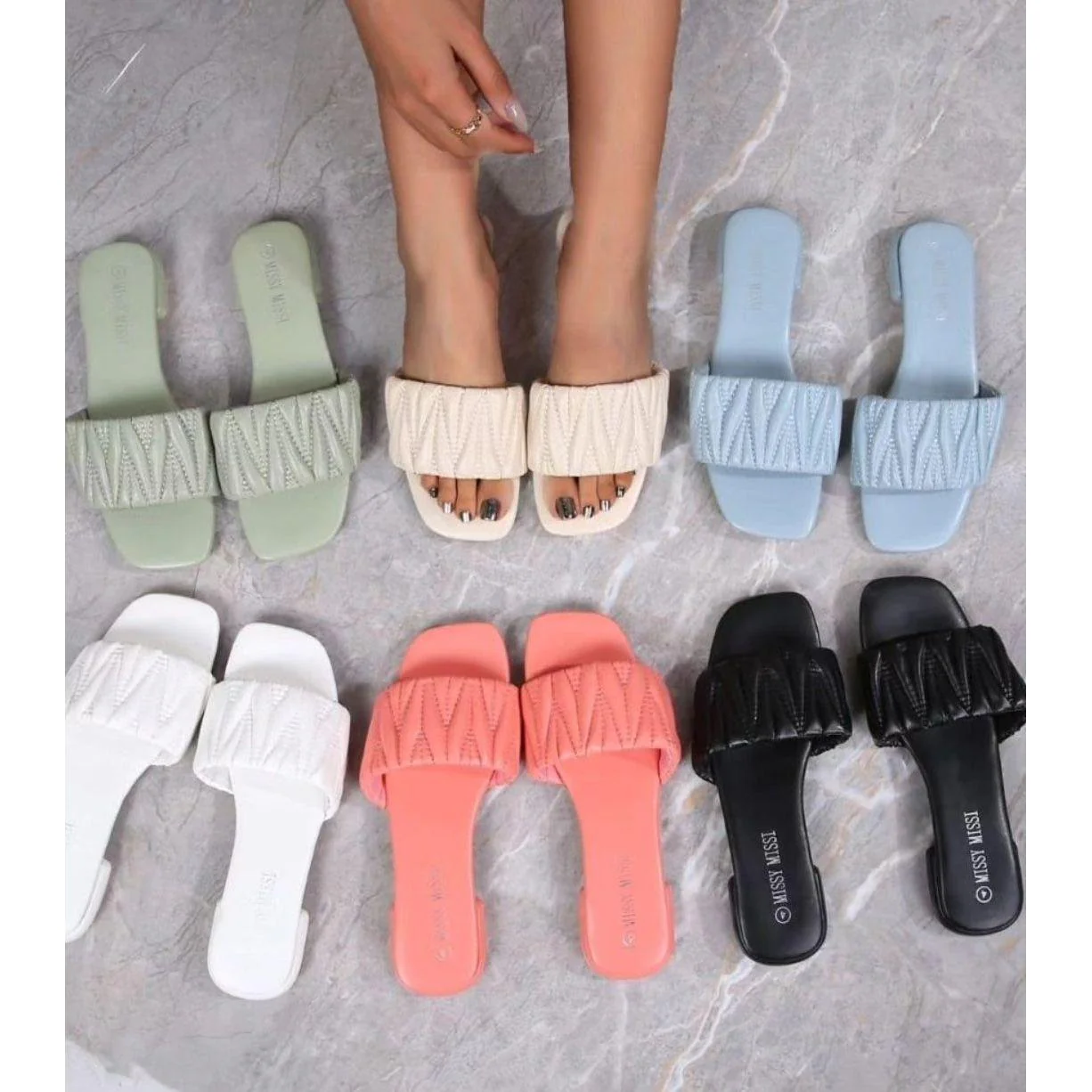 Classic Anti-Slip Leather Flat Shoes - Image 3