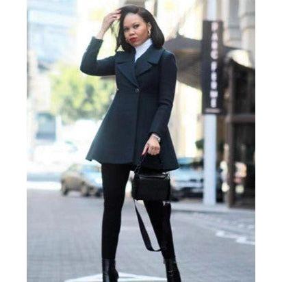 Classy Buttoned Coat - Image 3