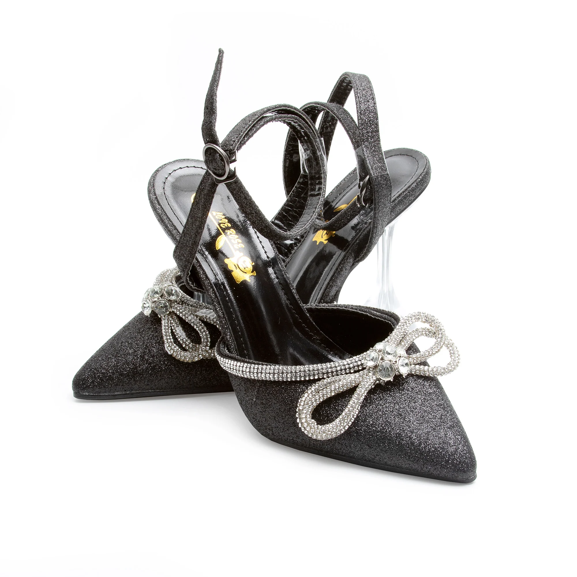 Classy Rhinestone Short Heel - Image 4