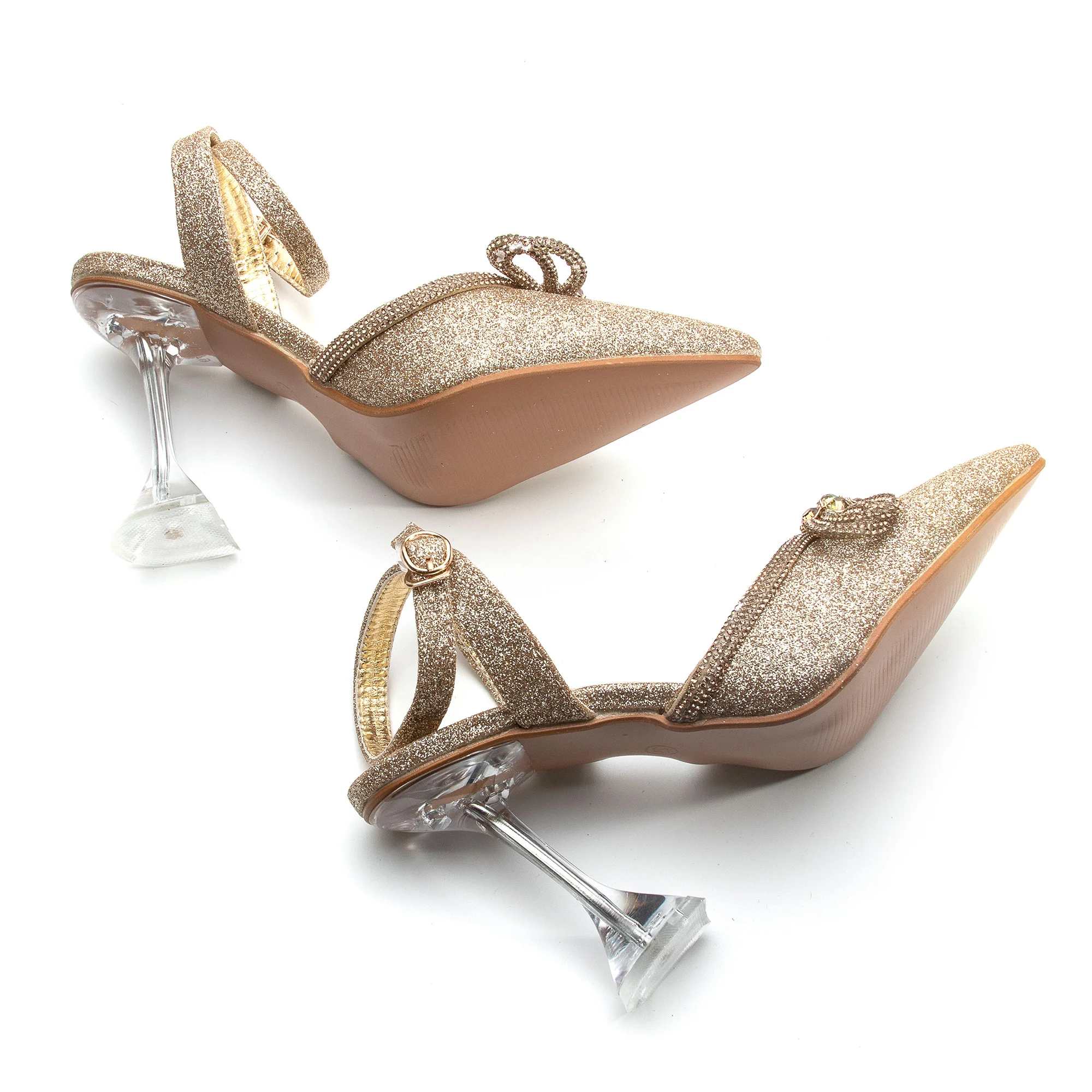 Classy Rhinestone Short Heel - Image 9