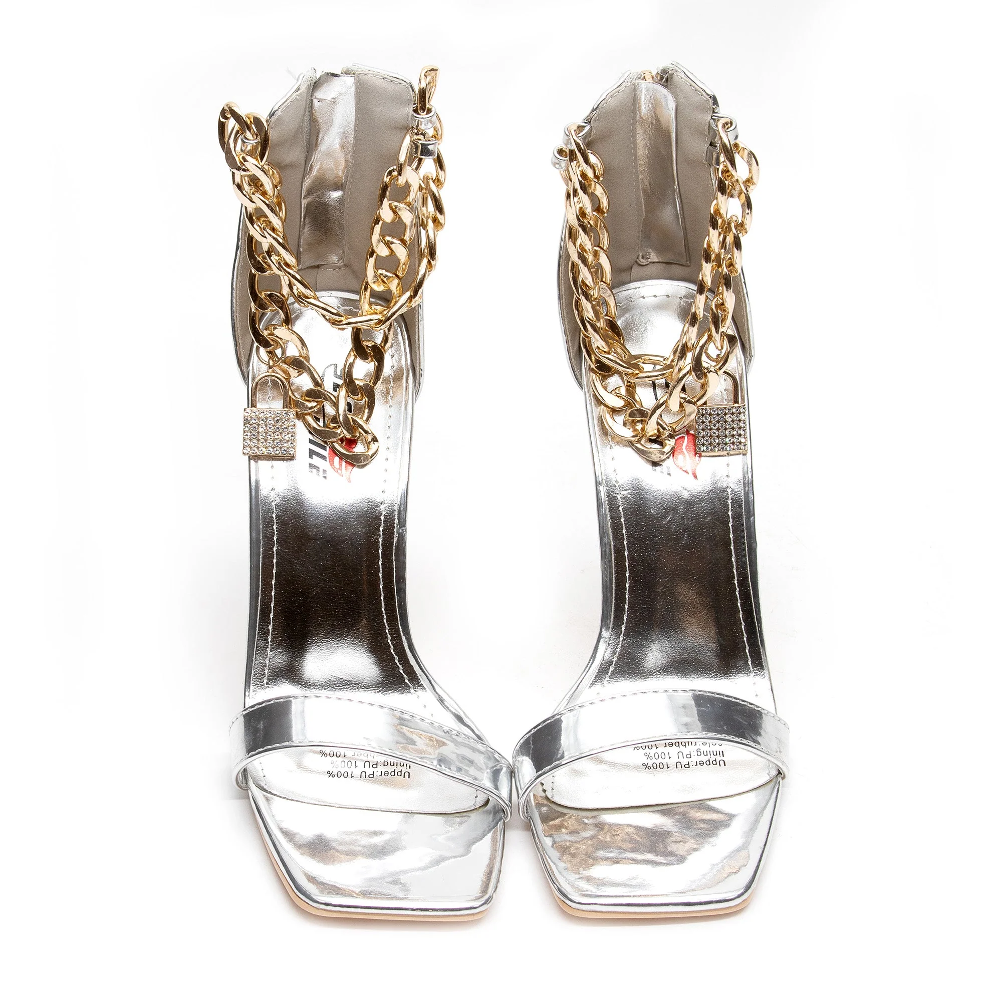 Classy Transparent Heel Sandals - Image 8