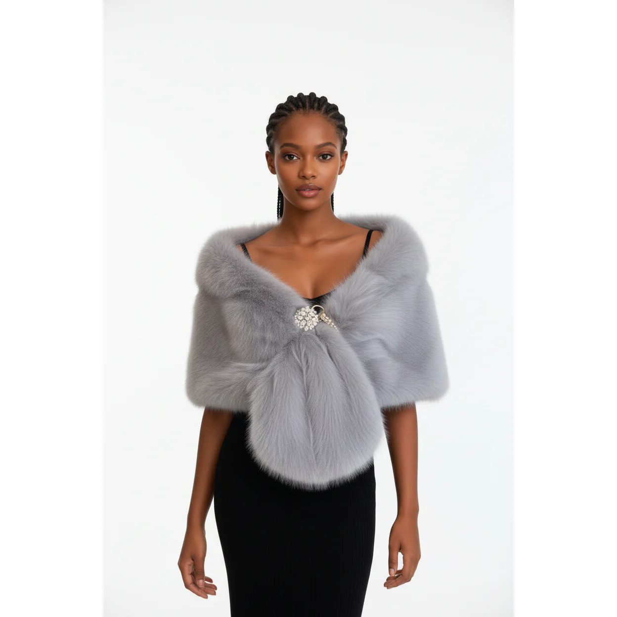 Cloak Fur Thicken Warm Short Outwear - Image 4