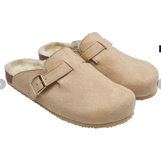 Birkenstock Boston Fur Clog Footbed Sandals - Image 5