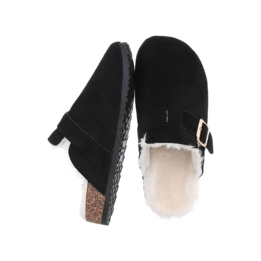 Birkenstock Boston Fur Clog Footbed Sandals - Image 7