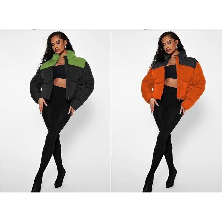 Colour Block Bomber Jacket - Image 2
