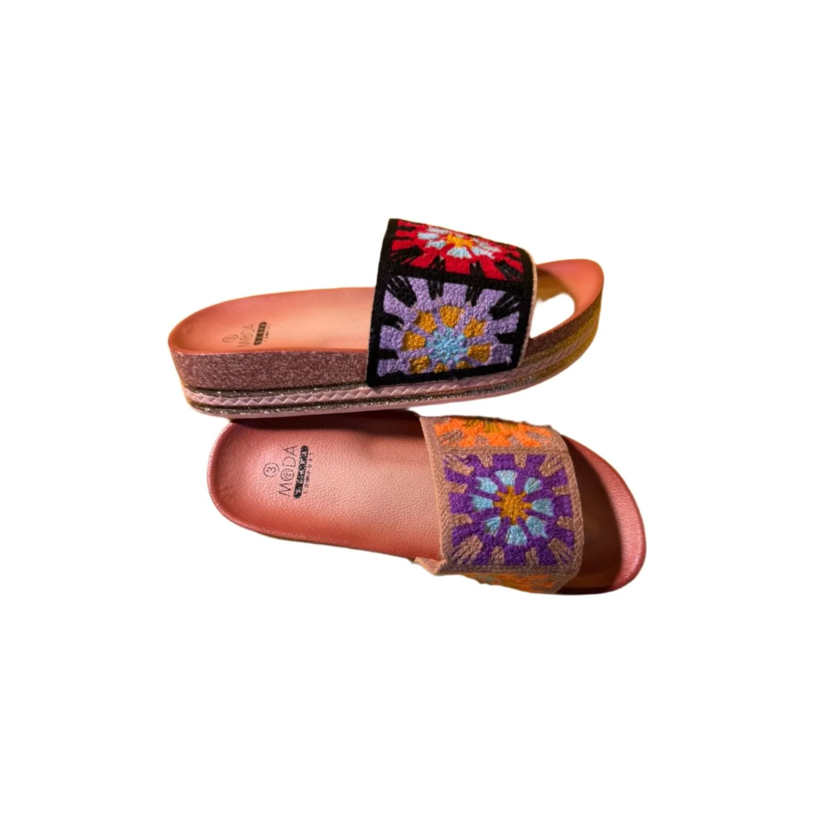 Colorful Braided Embroidery Beach Sandals. - Image 6