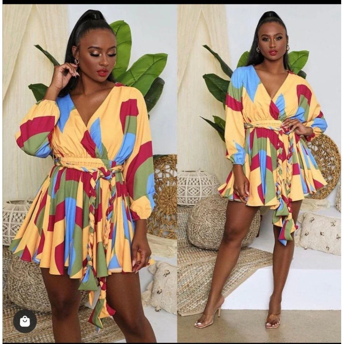 Colorful Mini Dress  - Image 3
