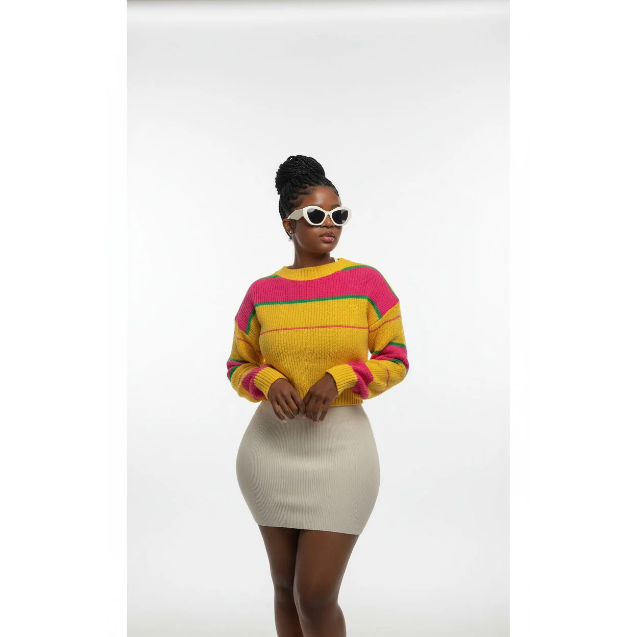 Colour Block Sweater