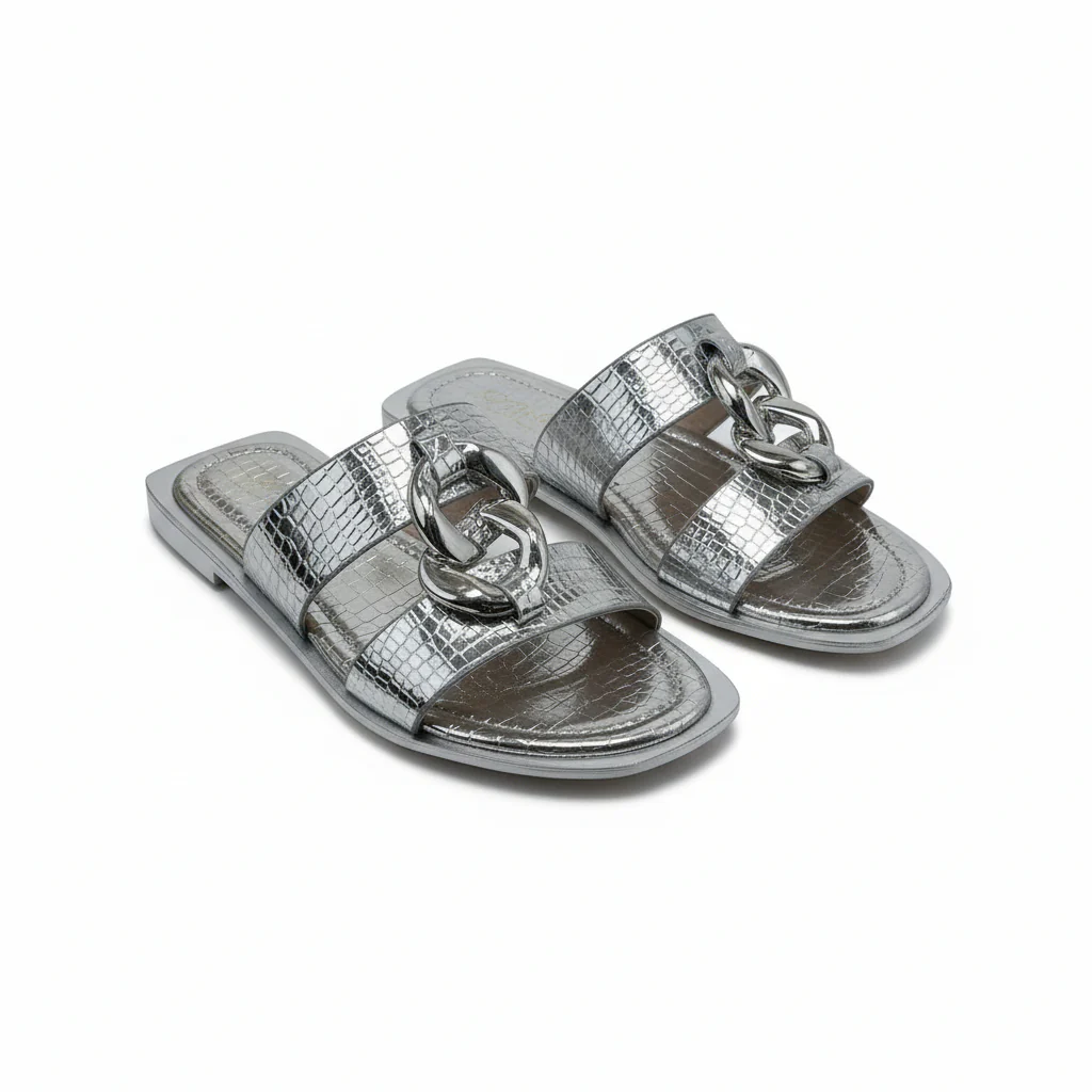 Comfortable Stylish Design Diamond Shiny Sandal - Image 4