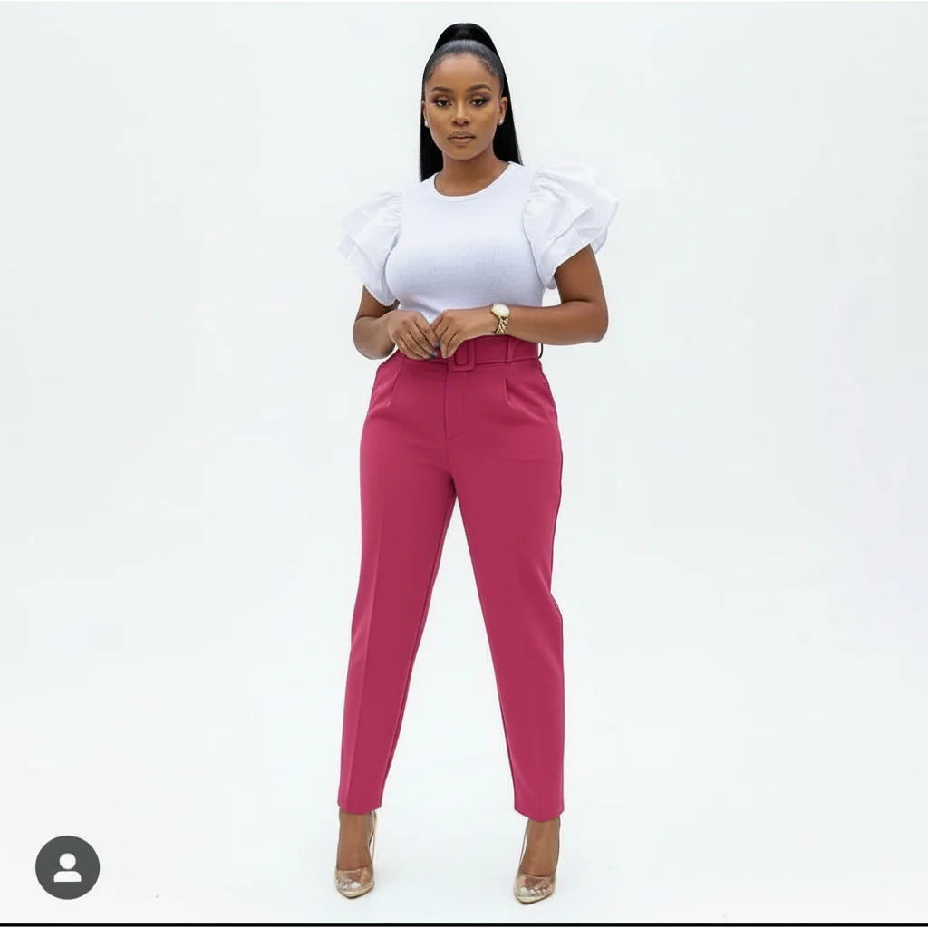 High Waisted skinny formal pants - Image 3