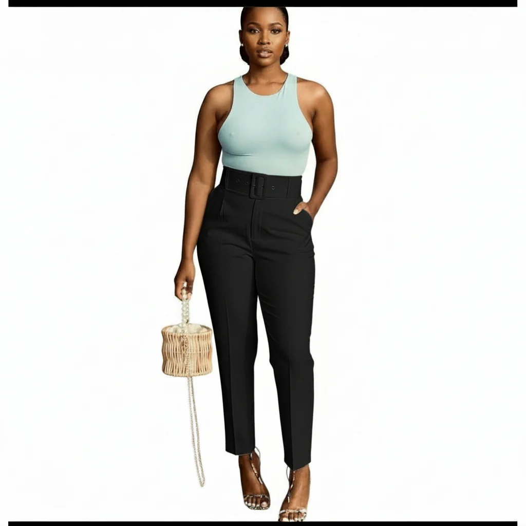 High Waisted skinny formal pants - Image 5