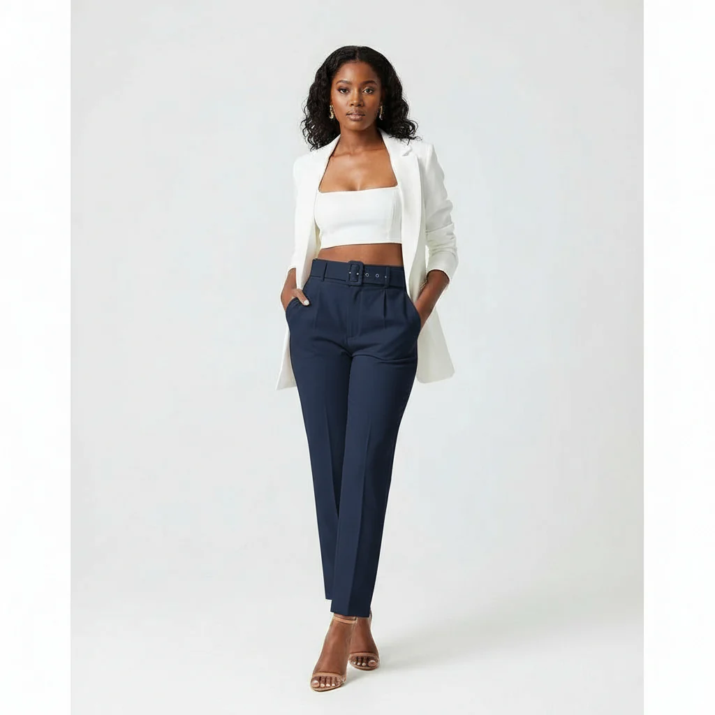 High Waisted skinny formal pants - Image 6