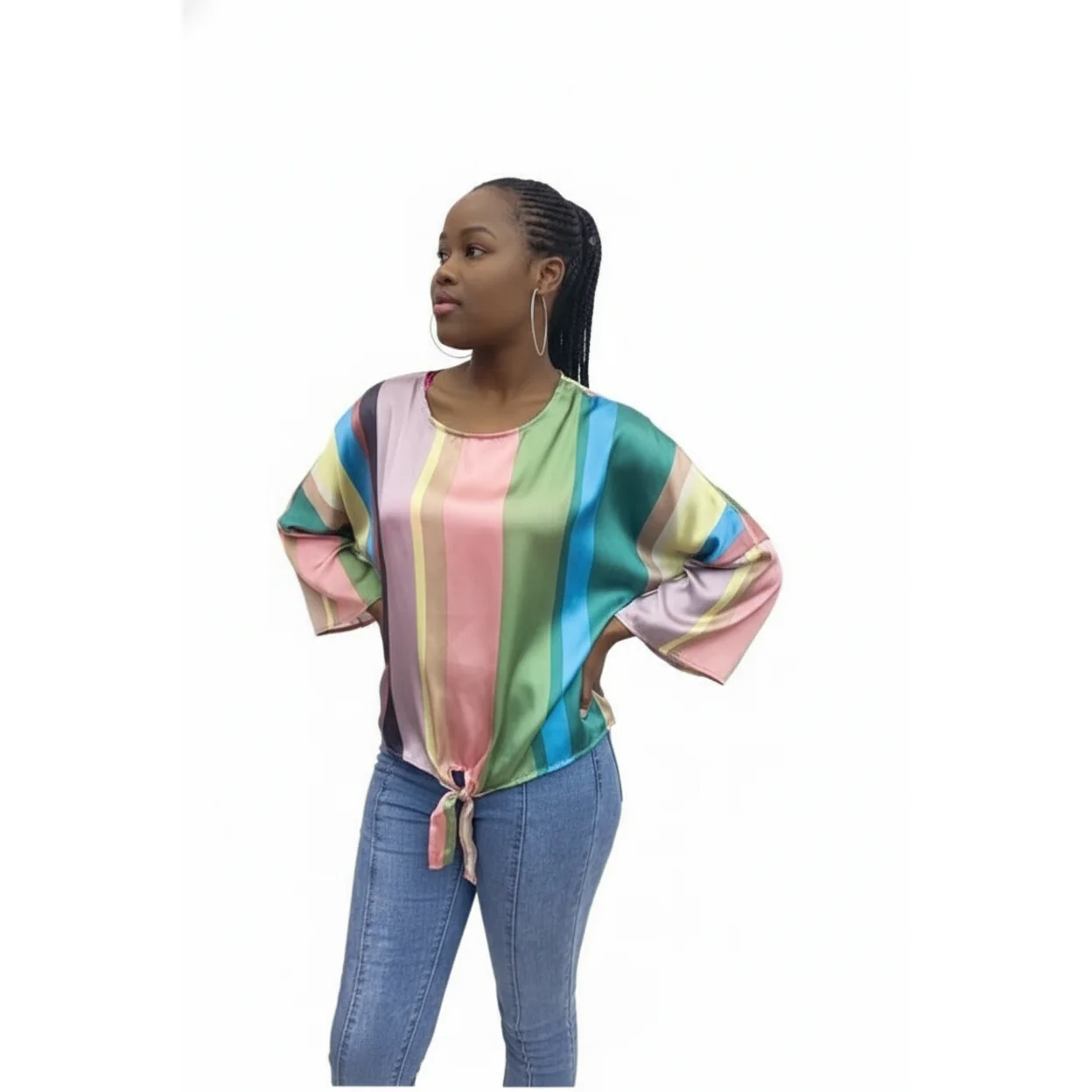 Multi Color Striped Top  - Image 2