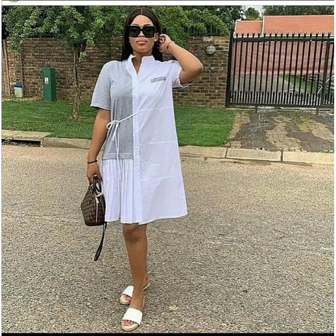 On Fire Shirt Dress - Image 4