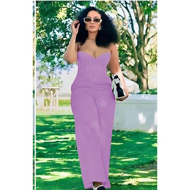 Corset Crop-Top and High waisted pants Set - Image 5